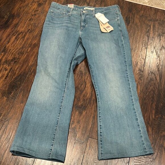 315 SHAPING BOOTCUT mid rise JEANS (PLUS SIZE)  size 18 W misses from 2015 NWT - Picture 2 of 13